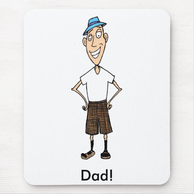 Tapis De Souris Cartoon papa (Devant)