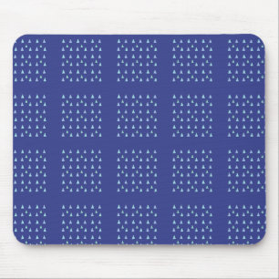 Tapis De Souris Cartouche de souris Motif géométrique triangle ble