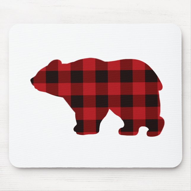 Tapis De Souris Cartouche rouge classique et noir (Devant)