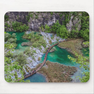 Tapis De Souris Cascade de cascade du parc des lacs Plitvice