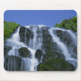 Tapis De Souris Cascade, Portree, Île de Skye, Highlands,