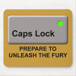 Tapis De Souris Casquette Lock Fury Funny Mousepad Mouse Pad Humou