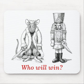 Tapis De Souris Casse-noix contre le roi de rat - qui gagnera ?