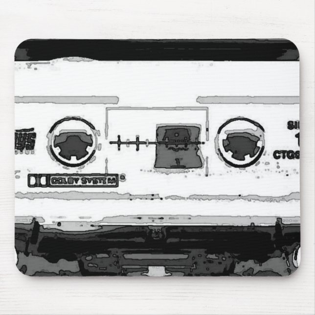 Tapis De Souris Cassette Pop Art (Devant)