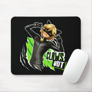 Tapis De Souris Cat Noir Graphisme de découpe