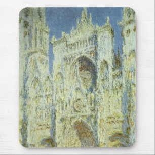 Tapis De Souris Cathédrale de Rouen, façade ouest, soleil, Claude 