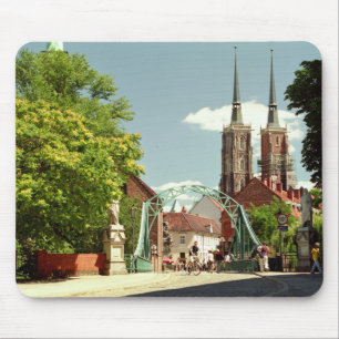 Tapis De Souris Cathédrale gothique à Wroclaw Mousepad