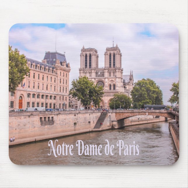 Tapis De Souris Cathédrale Notre Dame de Paris France (Devant)