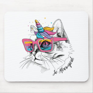 Tapis De Souris Caticorn   ainsi Meowgical