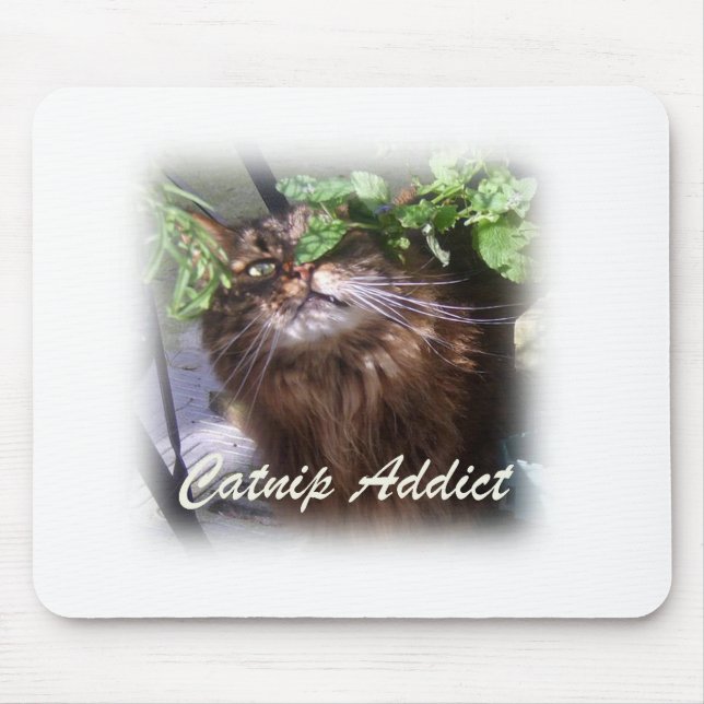Tapis De Souris catnip addict (Devant)
