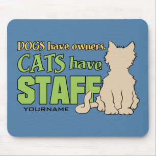 Tapis De Souris CATS ONT PERSONNEL mousepad personnalisé