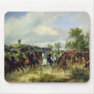 Tapis De Souris Cavalerie prussienne sur l'expédition, c.19th
