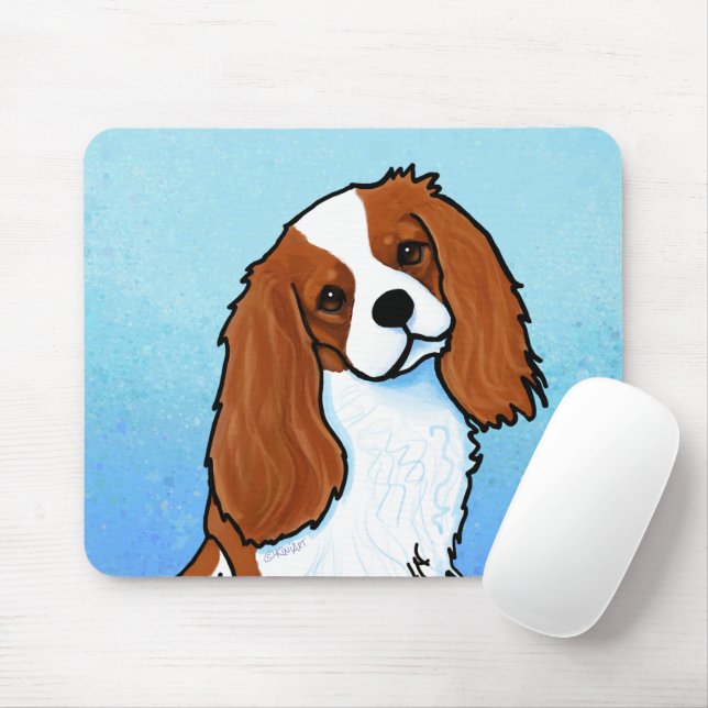 Tapis de souris Cavalier King Charles Spaniel Chie (Avec souris)