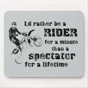 Tapis De Souris Cavalier pour un motocross minutieux Mousepad de