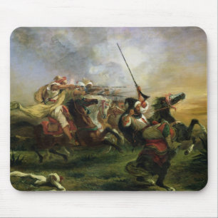 Tapis De Souris Cavaliers marocains dans l'action militaire, 1832
