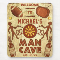 Caverne drôle d'homme avec votre coutume nommée