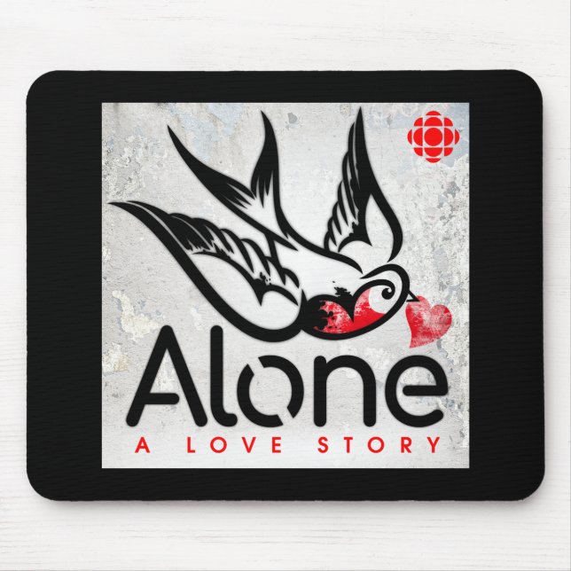 Tapis De Souris CBC Alone : Une histoire d'amour (Devant)