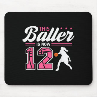 Tapis De Souris Ce Baller a 12 ans Baseball 12e anniversaire