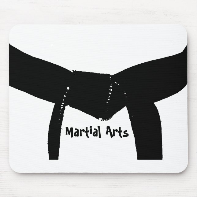 Tapis De Souris Ceinture noire d'arts martiaux (Devant)