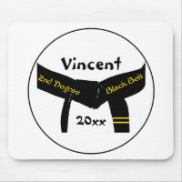 Ceinture noire de 2ème degré d'arts martiaux