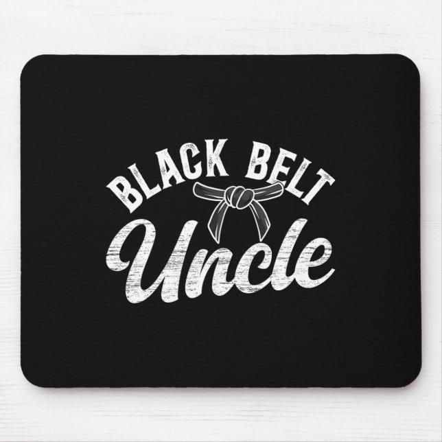 Tapis De Souris Ceinture noire Oncle Karaté Oncle Fier Karate Oncl (Devant)