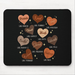 Tapis De Souris Célébration de l'Histoire Noire Œuvre d'Art de Lea