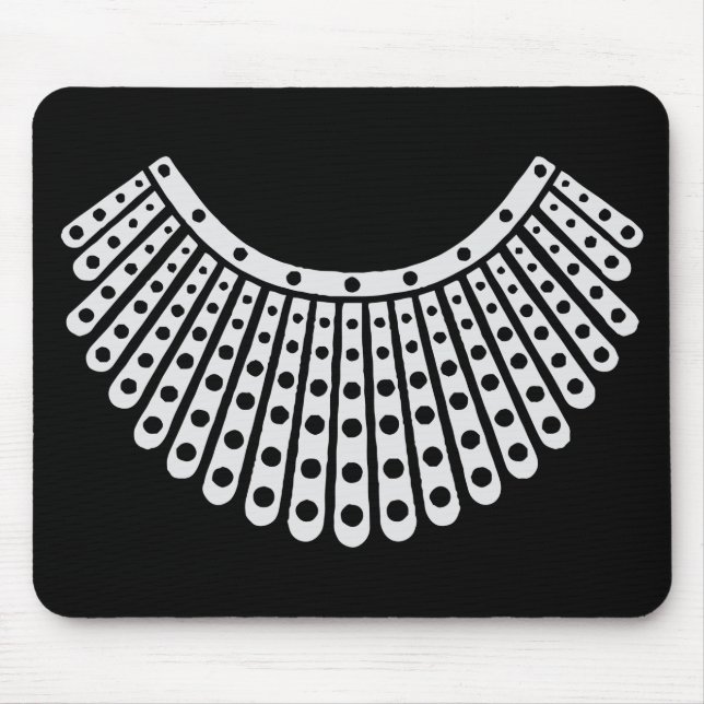 Tapis De Souris Célèbre RBG, Ruth Bader Ginsburg, Col RBG (Devant)