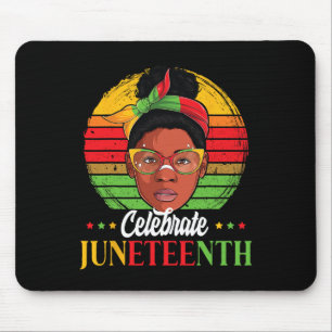 Tapis De Souris Célébrer le 18 juin 1865 Femmes de peau noire Inde
