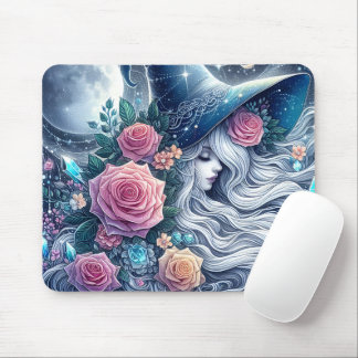 Tapis De Souris Celestial Rose Witch Dreamscape