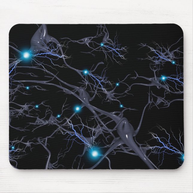 Tapis De Souris Cellules cérébrales. Neurones (Devant)