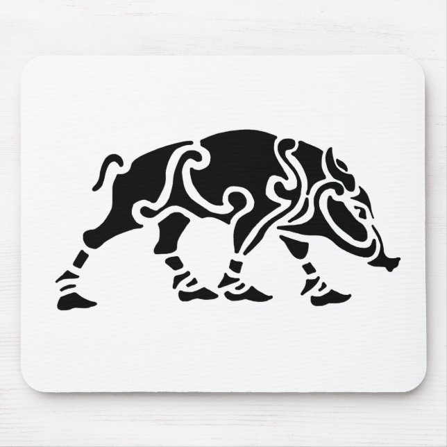 Tapis De Souris Celtic Boar Mousepad (Devant)