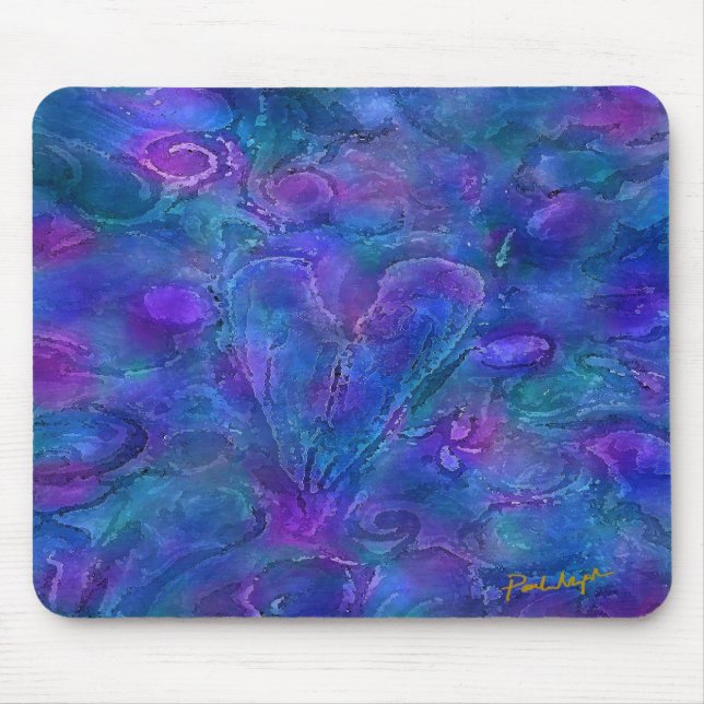 Tapis de souris centré par coeur (Devant)