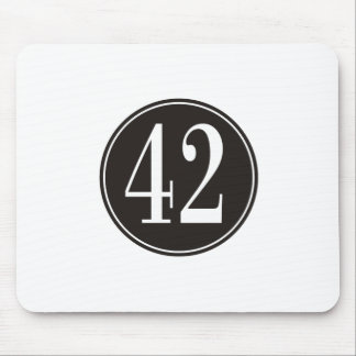 Tapis De Souris Cercle #42 noir