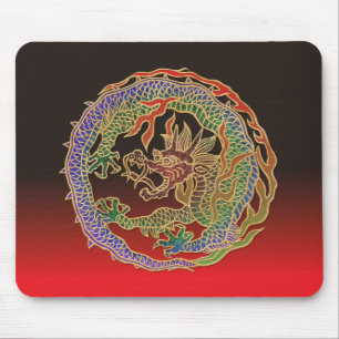 Tapis De Souris Cercle de dragon éternel