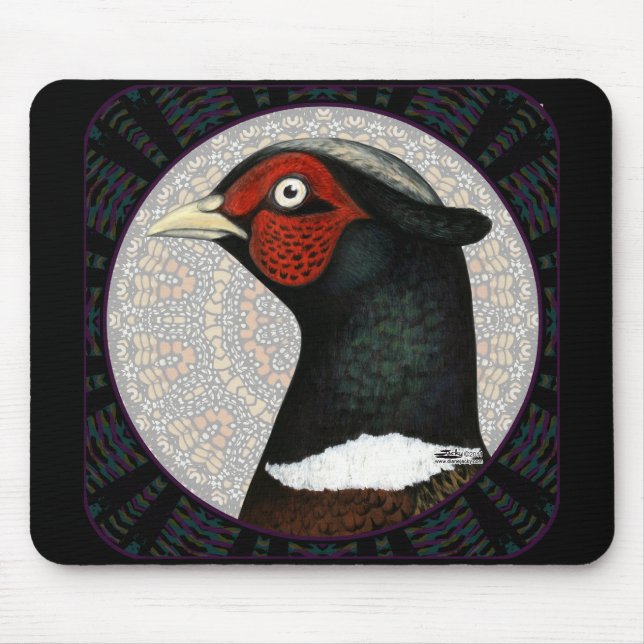 Tapis De Souris Cercle de faisan Ringneck (Devant)
