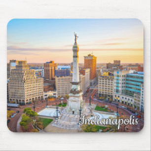 Tapis De Souris Cercle du Monument, Indianapolis, Indiana, États-U
