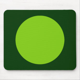 Tapis De Souris Cercle - Martian Green et Dk Green