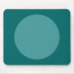 Tapis De Souris Cercle - Ocean Green et Moss Green
