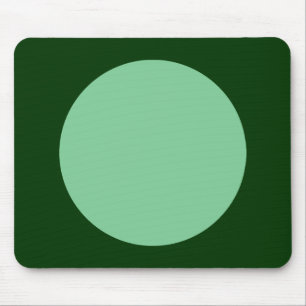 Tapis De Souris Cercle - Vert dégradé et Vert foncé