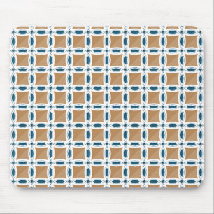 Tapis De Souris Cercles avec motif de lentille et diamant
