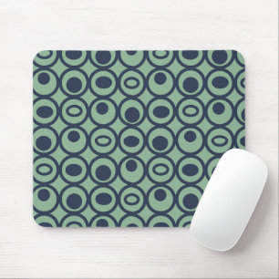 Tapis De Souris Cercles bleus en cercles