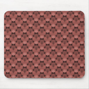 Tapis De Souris Cercles de funk rétro Maroon Mousepad