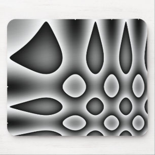 Tapis de souris Cercles Gouttes Abstraits Psychedé