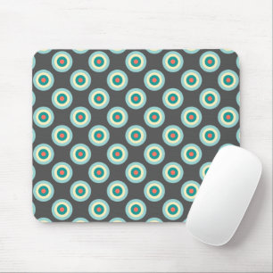 Tapis De Souris Cercles mixtes gris par Shirley Taylor