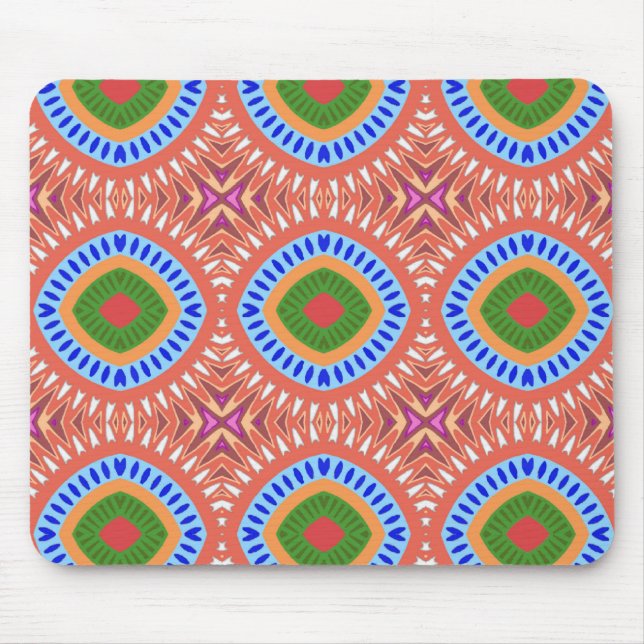 Tapis De Souris Cercles tribaux (Devant)