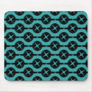 Tapis De Souris Cercles Turquoise peu communs Mousepad