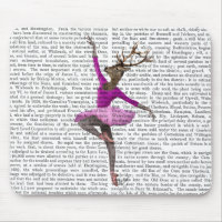 Cerf de ballet en rose