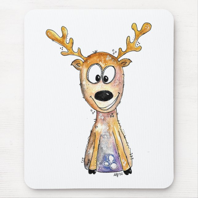 Tapis De Souris Cerf mignon (Devant)