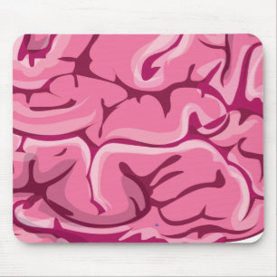 Tapis De Souris Cerveau Zombie
