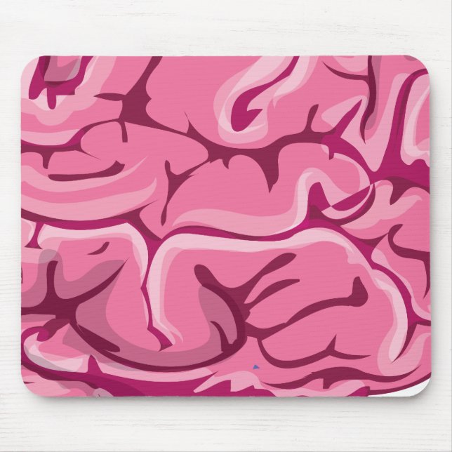 Tapis De Souris Cerveau Zombie (Devant)